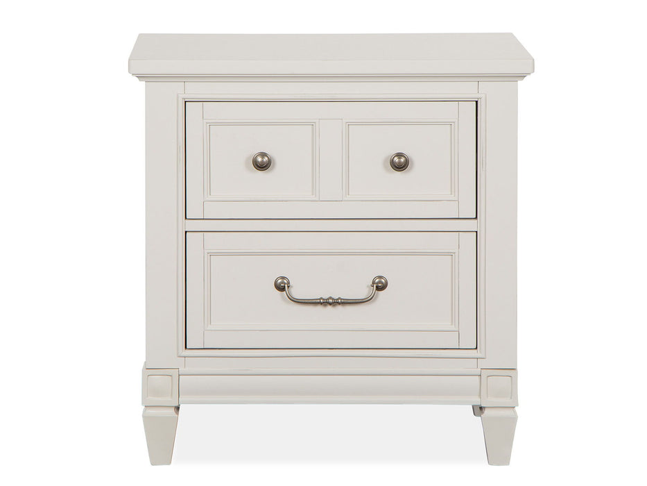 Willowbrook - Drawer Nightstand - Egg Shell White With Slight Rub Through