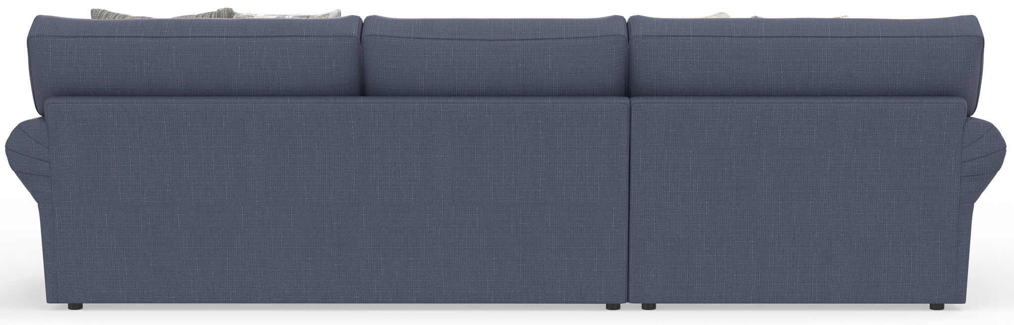 Cape May - Sofa Chaise With Comfort Coil Seating, 41" Cocktail Ottoman And 5 Accent Pillows Included