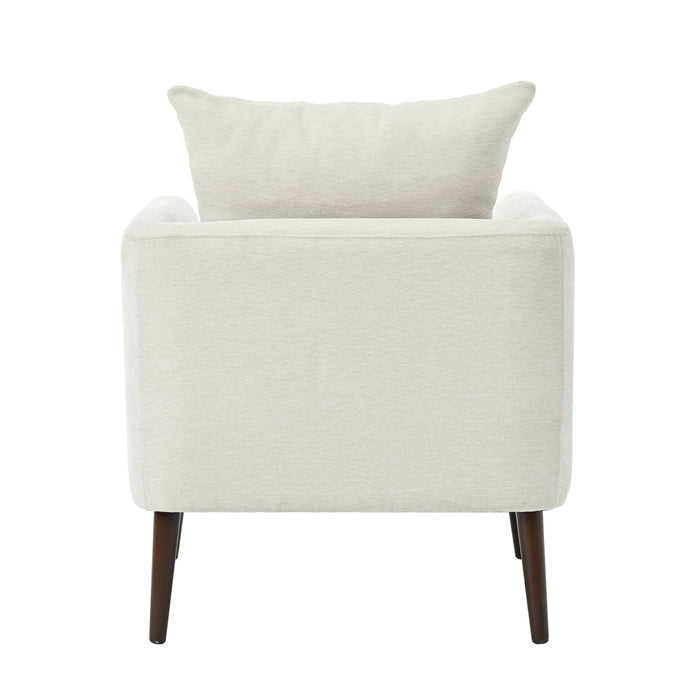 Modern Accent Upholstered Armchair With Pillow