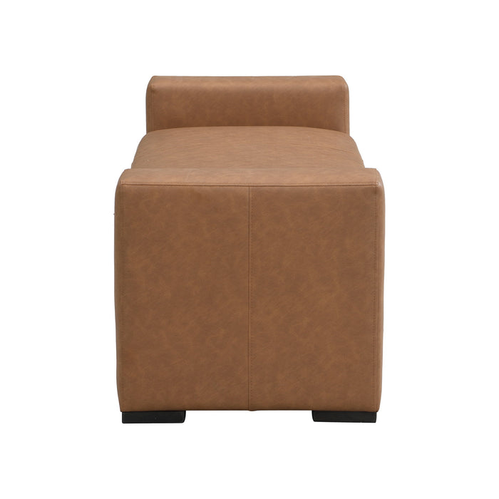 Ottoman With Unique Armrest Design For Living Spaces
