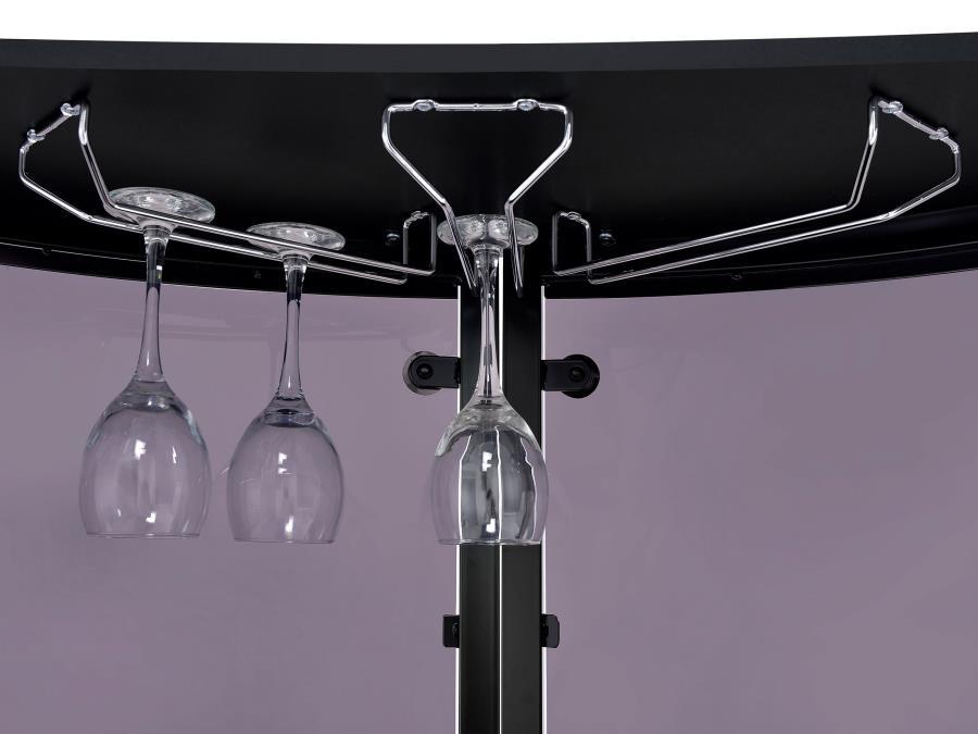 Amarillo - Freestanding Glass Top Home Bar Wine Cabinet