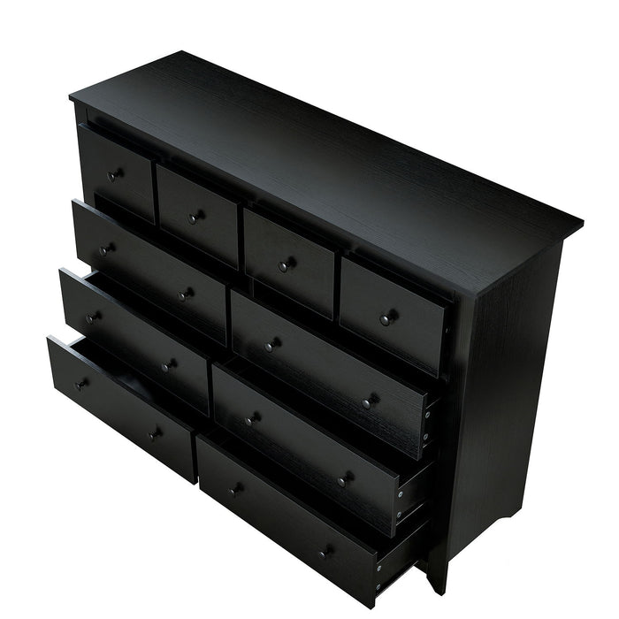 10 Drawer Dresser For Bedroom Ample Storage