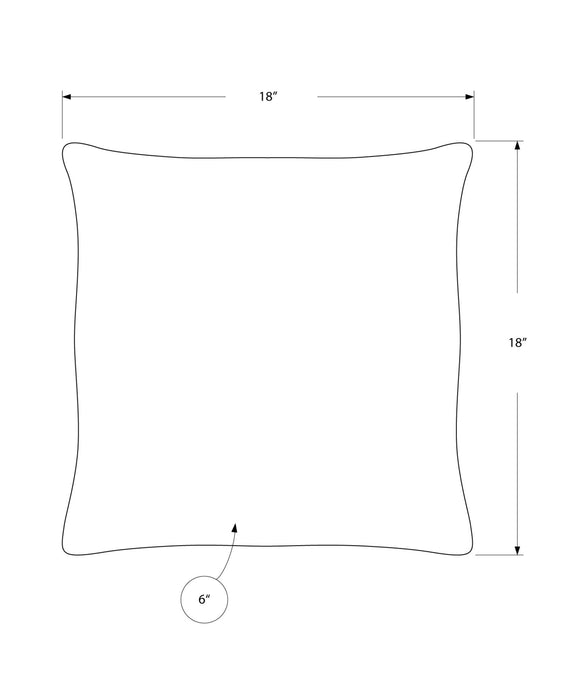 Pillows, Square, Insert Included, Decorative Throw, Hypoallergenic