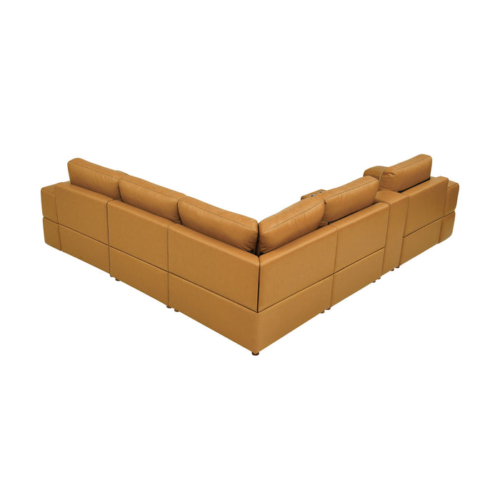 Modular Sectional With Large Square Arms