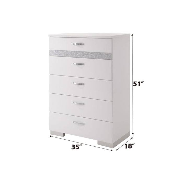 Naima II - Chest - White High Gloss