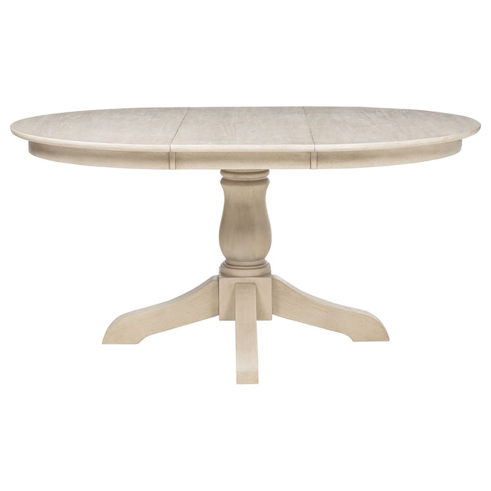 Orrison 5-piece Oval 62-inch Extension Leaf Dining Set Linen