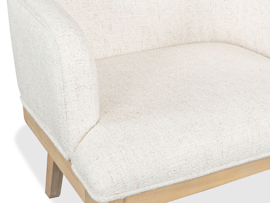 Somerset - Dining Arm Chair With Upholstered Seat & Back (Set of 2) - Butternut and Omari Natural