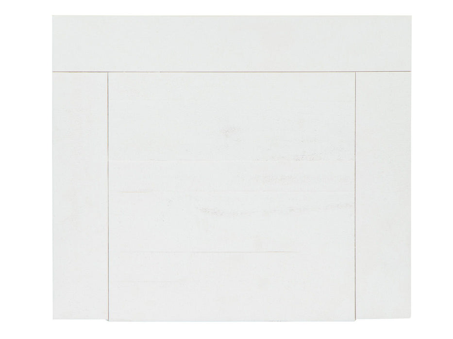 Heron Cove - Small Drawer Nightstand - Chalk White And Dovetail Gray
