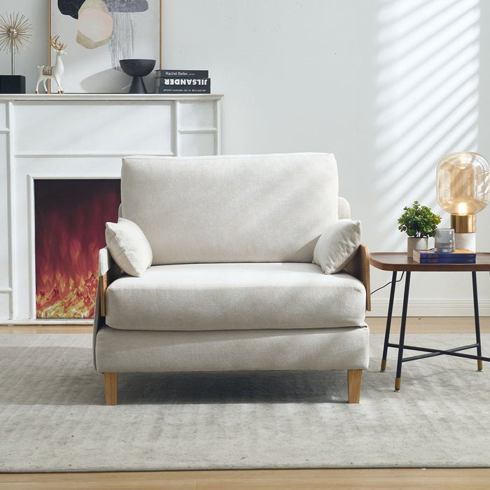 Mid Century Modern Foldable Sofa Bed, 3 In 1 Convertible Sleeper With 3 Pillows