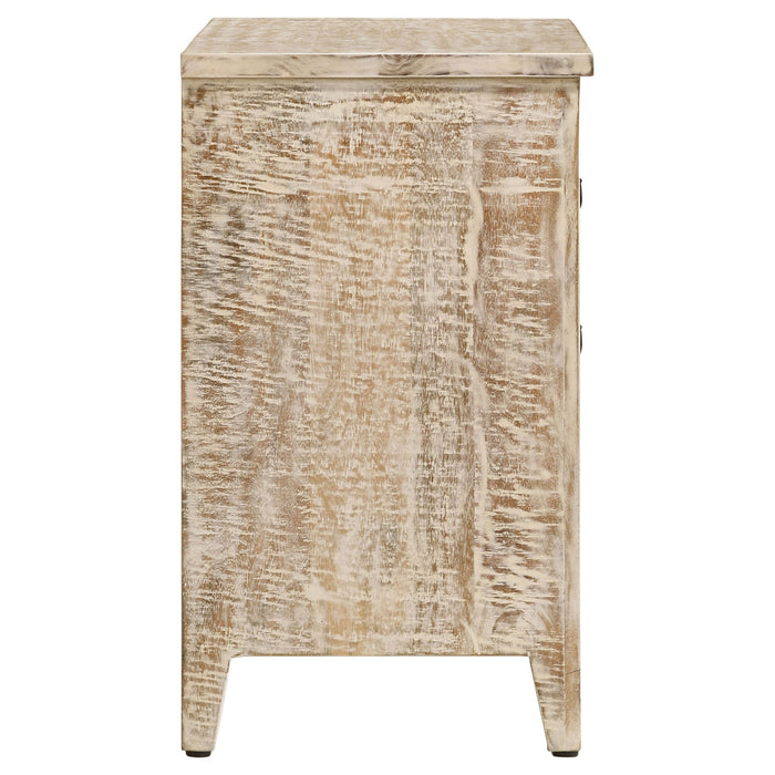 Kenzie - 3 Drawer Mandala Cabinet - White