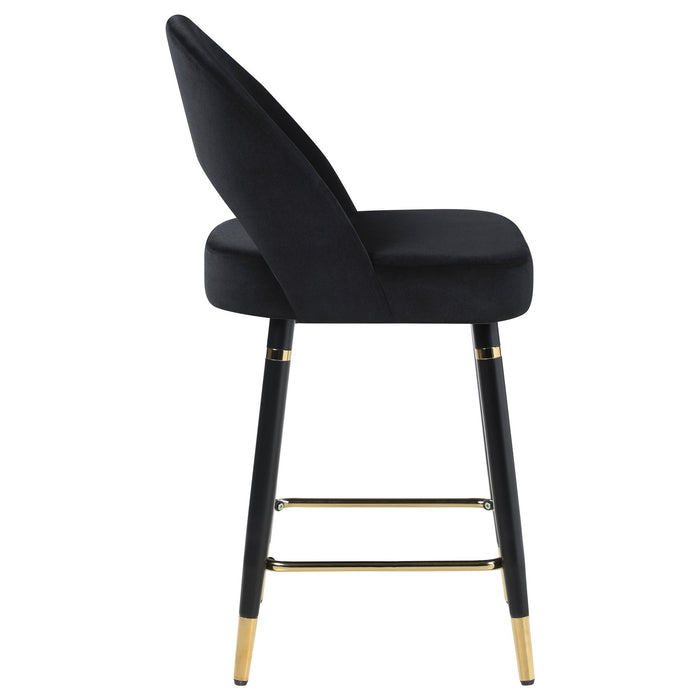 Open Back Counter Height Stools (Set of 2)