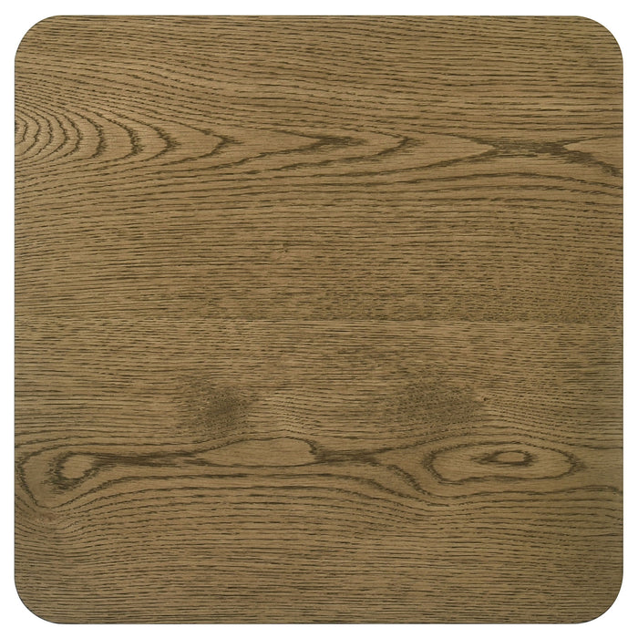 Castlewood Engineered Wood Accent Side End Table Brown Oak