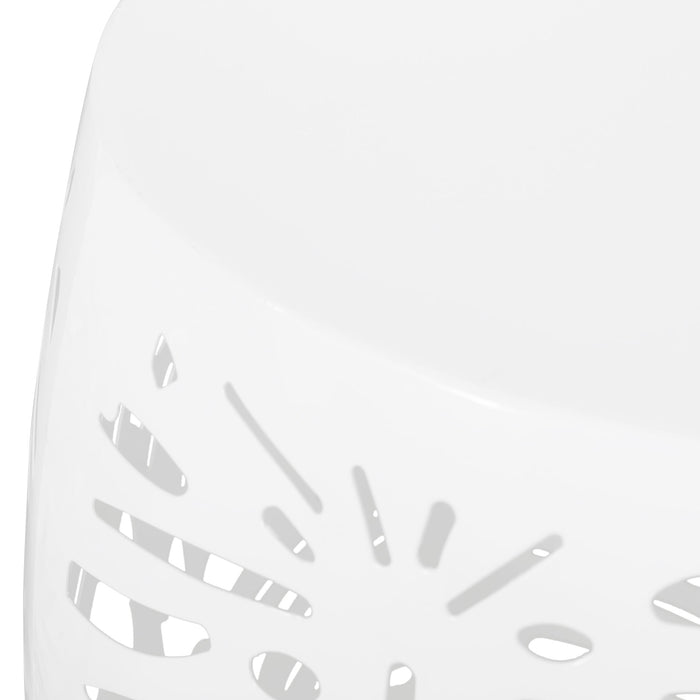 Modern Design Metal End Table, Large