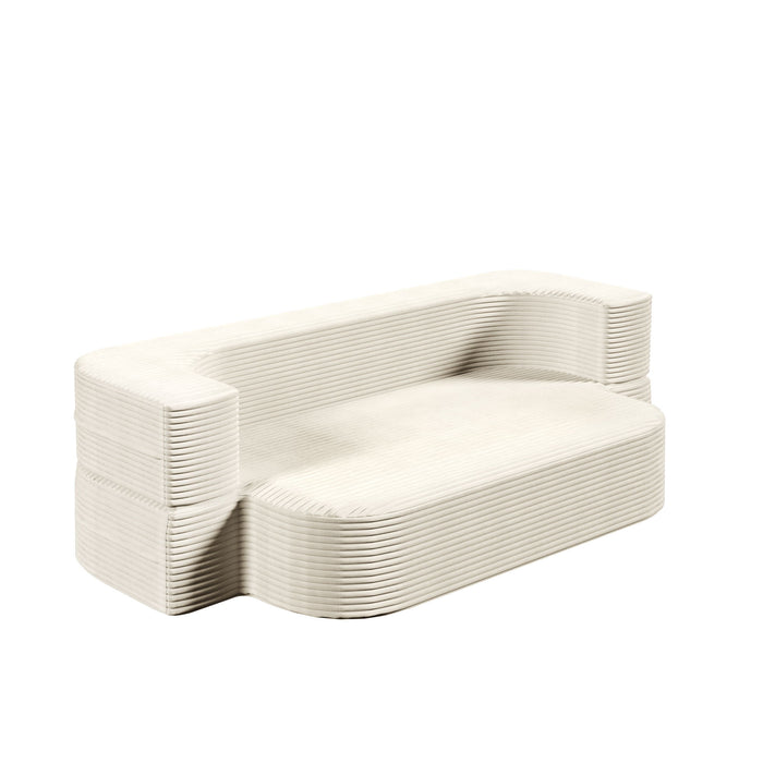 Convertible Floor Sofa Bed With Multi Functional Blanket