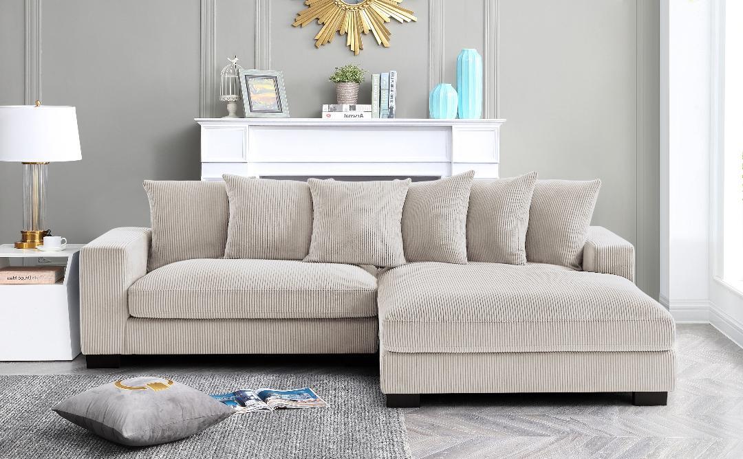 Luxe - Oversized 2 Piece Sectional Couches For Living Room, L Shaped Sofa With Chaise