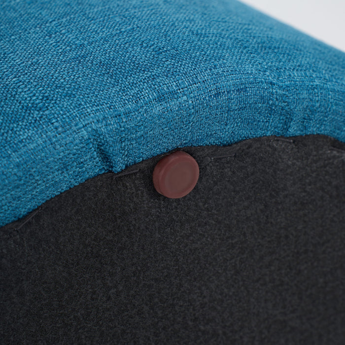 Nesting Ottomans, Round Coffee Table & Bench With Tray (Set of 2)