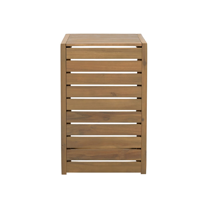 Aluminum Outdoor C - Shaped Side Table For Patio