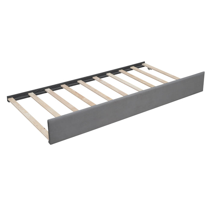 Upholstered Daybed With Slat Support