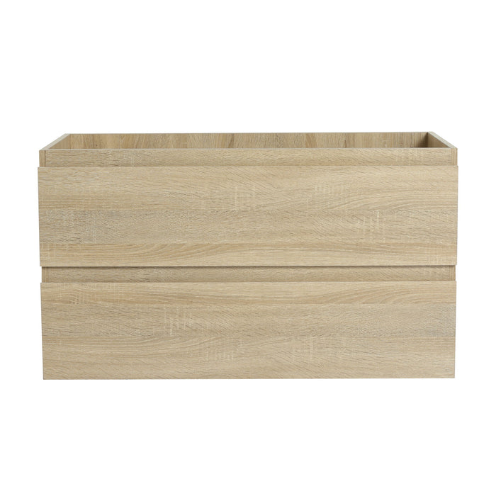 Wall Mounted Bathroom Vanity Cabinet, Soft Close Drawers (Vanity Only)