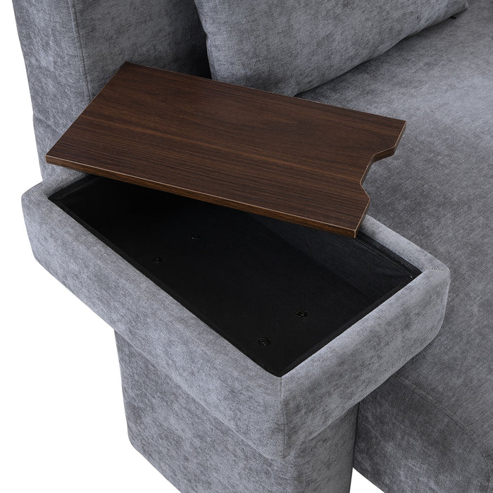 Modern Oversized Armchair With Soft Cushion For Living Room