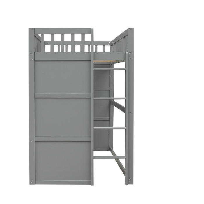 Elegant House Loft Bed With Ladder