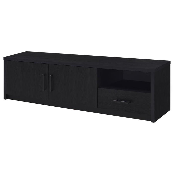 Murray - 70" 2-Door TV Stand Media Console - Black