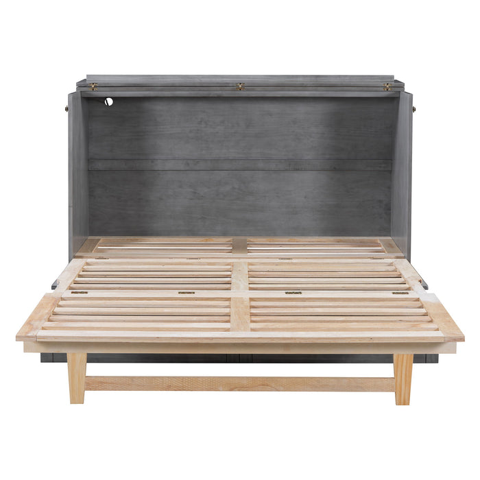 Murphy Bed With Large Drawers And Stylish Design