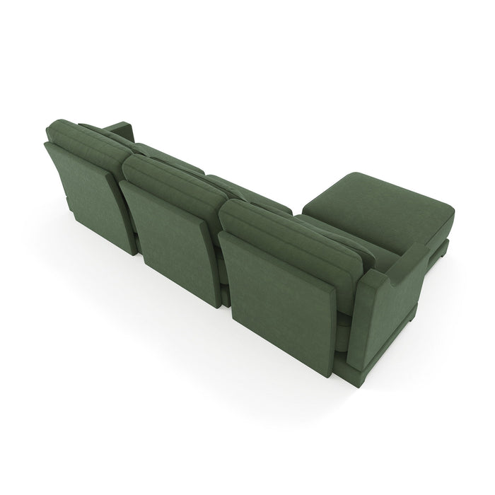 Stylish Sofa With Ottoman And Lumbar Pillows, Ergonomic Design