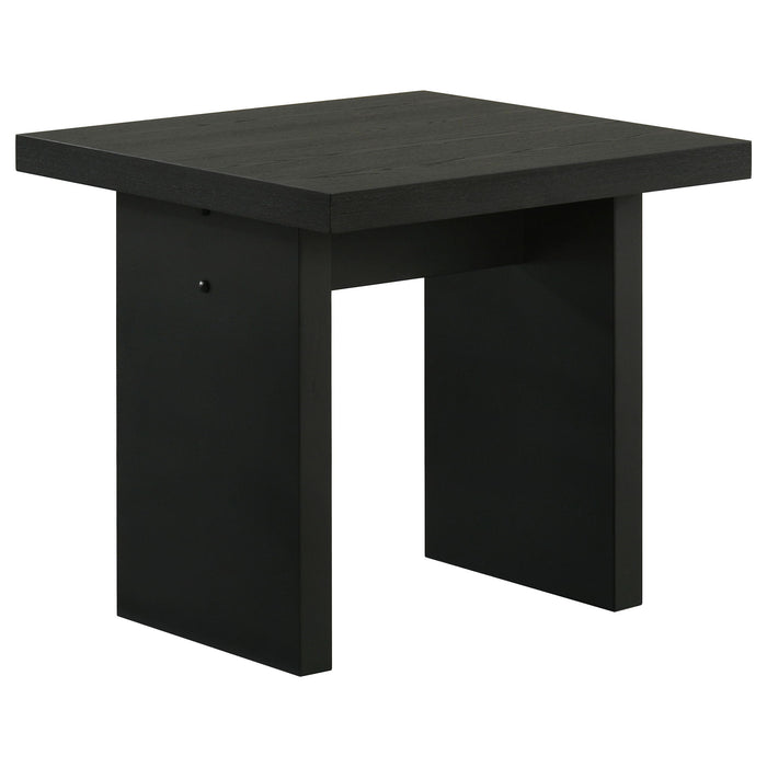 Decker 2-piece Coffee and End Table Set Black