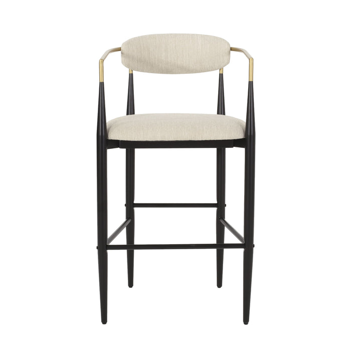 Counter Height Upholstered Barstools (Set of 2)