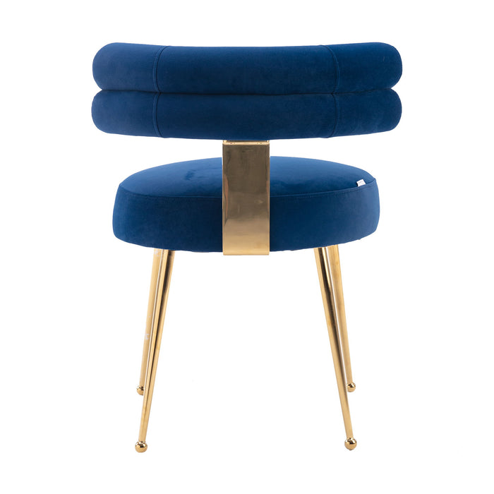 Coolmore Leisure Dining Chairs / Accent Chair - Navy