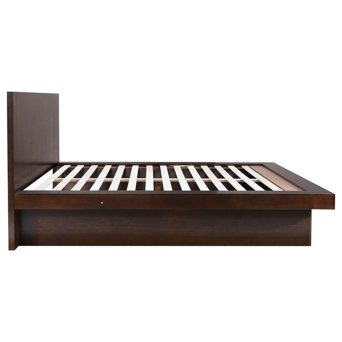 Tokyo - LED Panel Bed With Structured Headboard