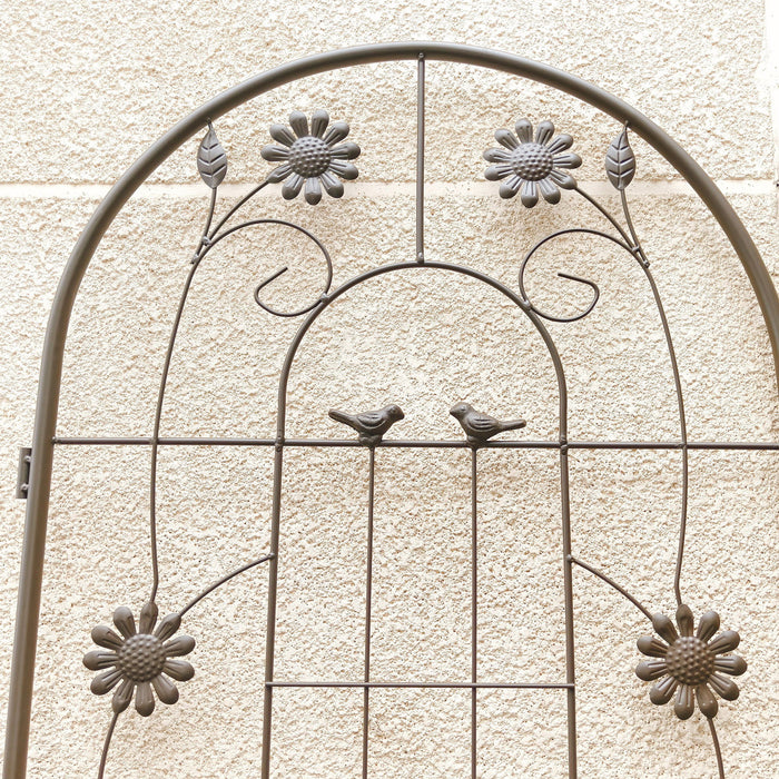 Metal Garden Trellis Rustproof Trellis For Climbing Plant Outdoor Flower Support