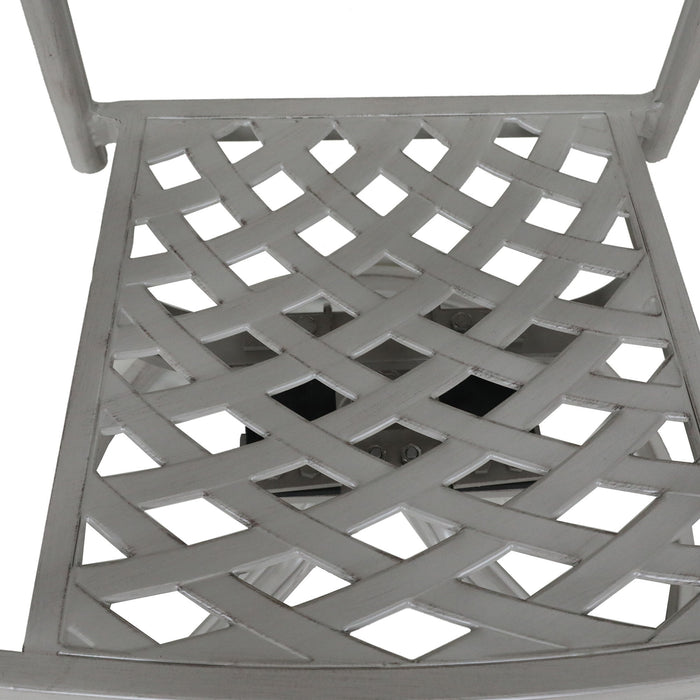 Modern Outdoor Dining Chairs, (Set of 2) Basalt