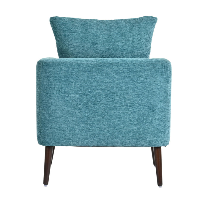 Modern Accent Upholstered Armchair With Pillow