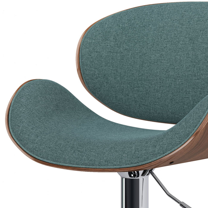 Marana - Adjustable Swivel Bar Stool - Light Turquoise Blue