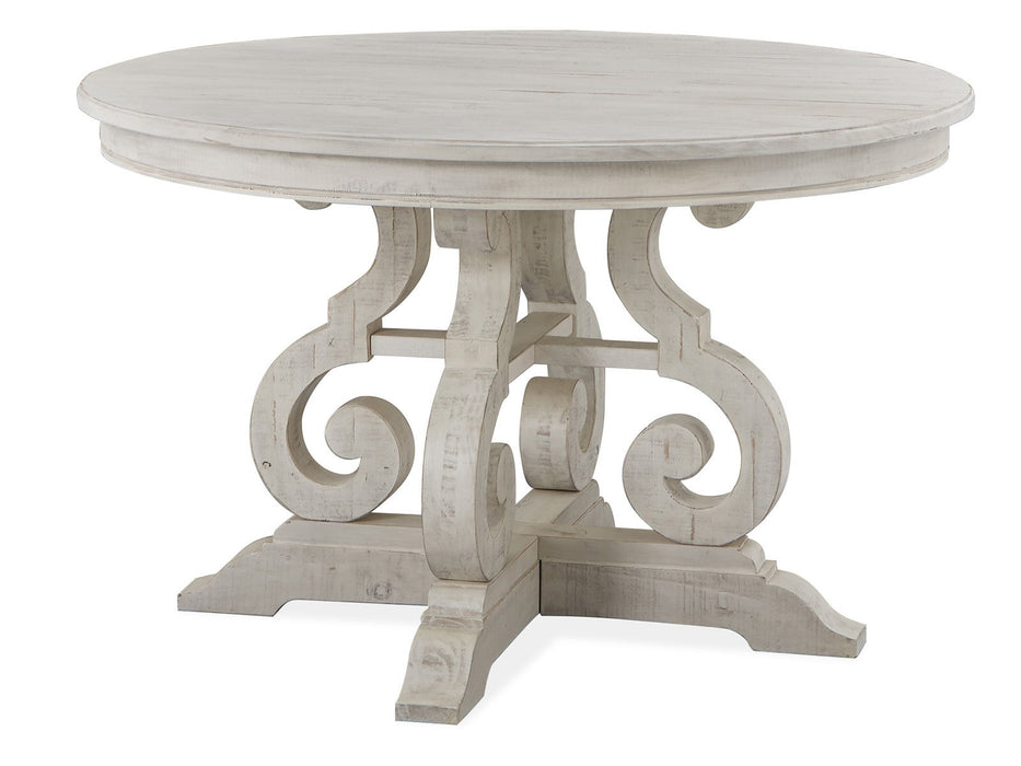 Bronwyn - 48" Round Dining Table - Alabaster