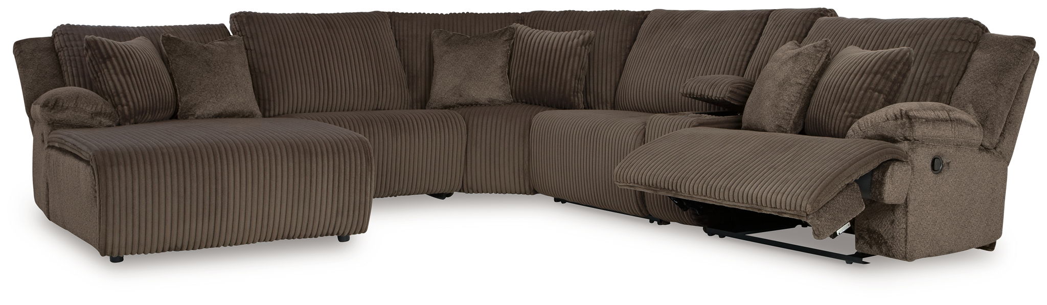 Top Tier - 6 Piece Reclining Sectional