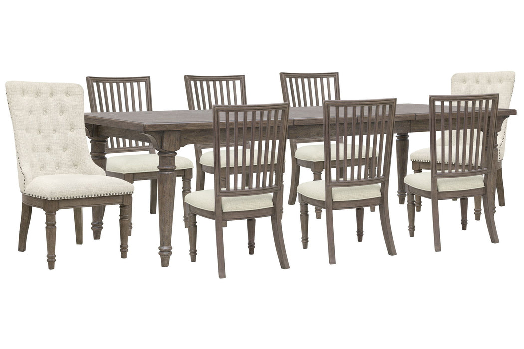 Madison Ridge - Extendable Leg Dining Table Set