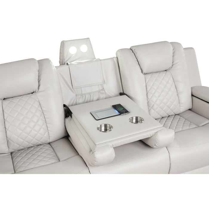 Benz - Power Recliner Set With LED Lighting And USB Charging