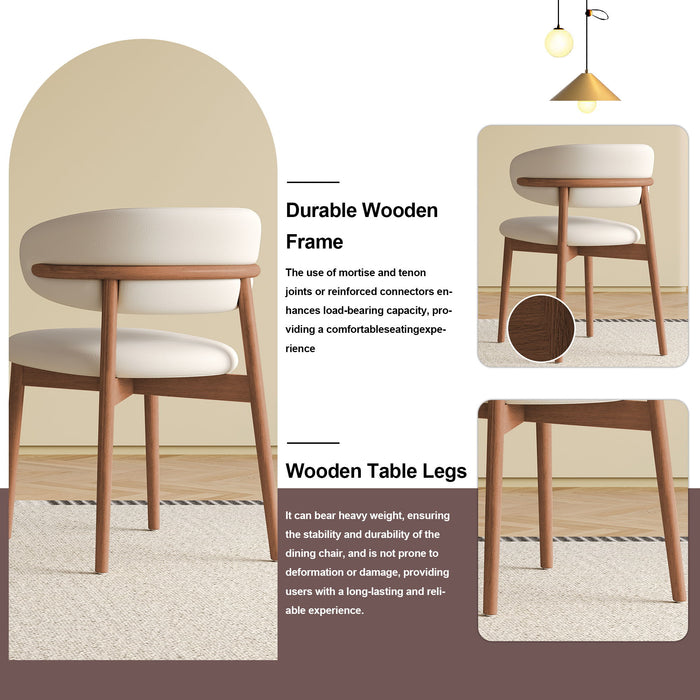 Dining Chairs For Dining Room (Set of 2) - White