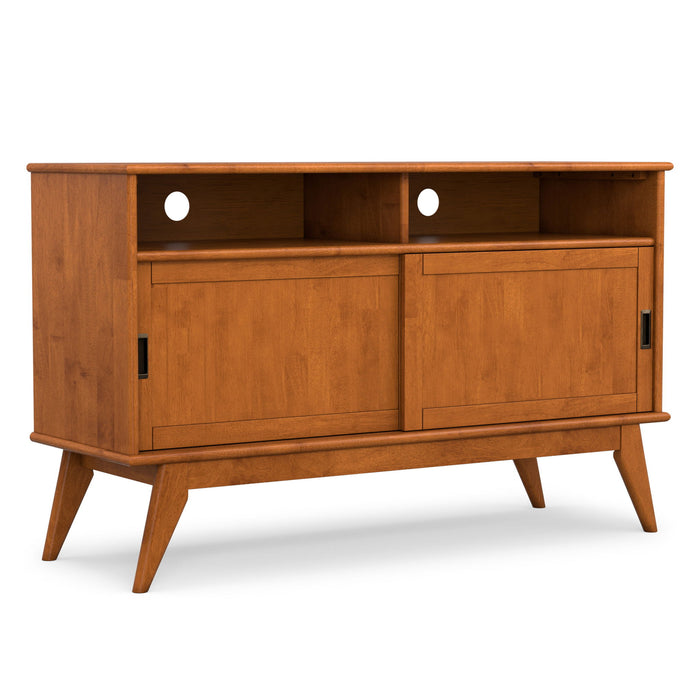Draper - Handcrafted Mid Century Low TV Media Stand