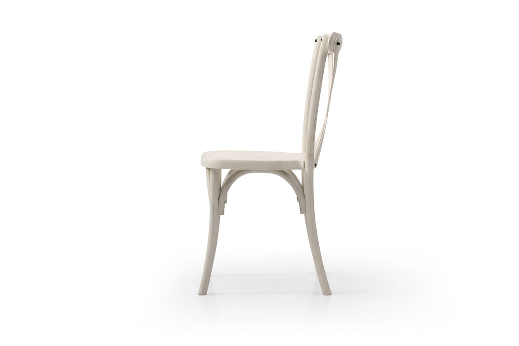Resin X-Back Chair (Set of 2) - Lime Wash