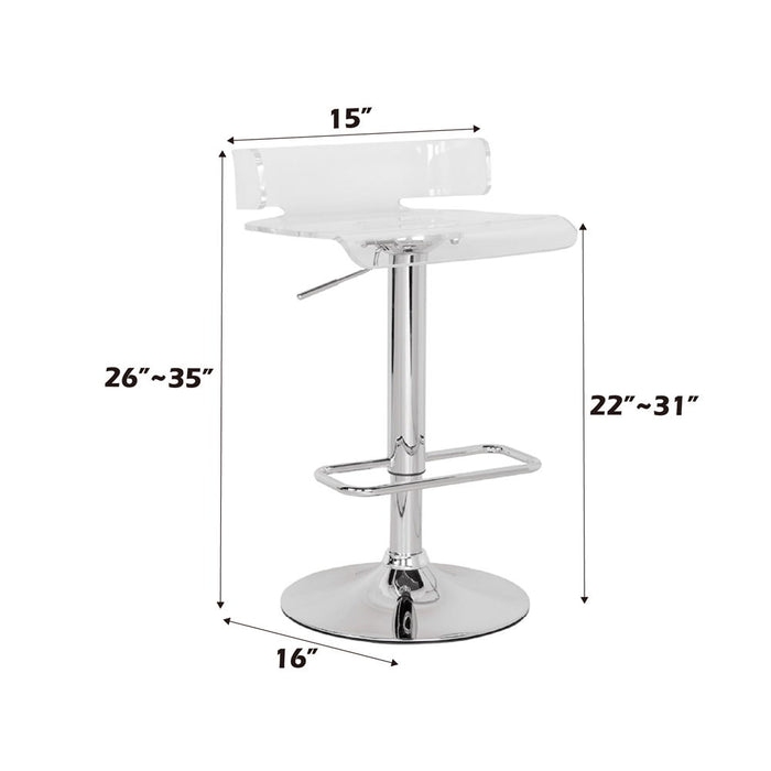 Rania - Adjustable Stool w/Swivel (1Pc)