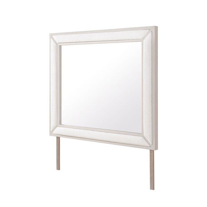 Ciara - Upholstered Mirror - Beige
