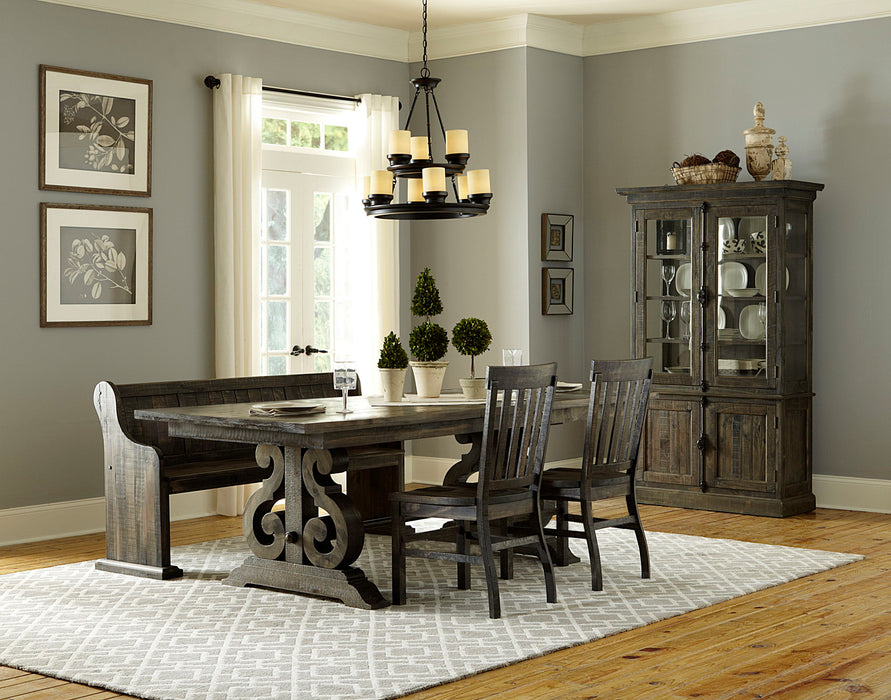 Bellamy - Bench With Back - Peppercorn