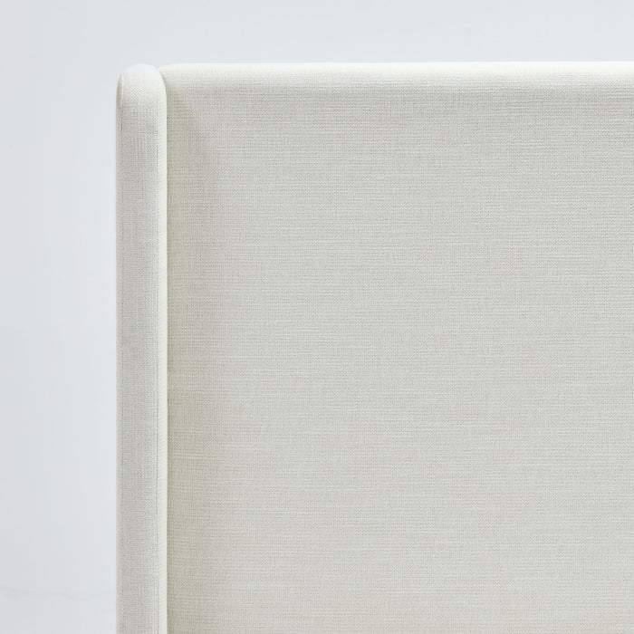 Carmen - Minimalist Upholstered Wingback Bed Frame With High Headboard