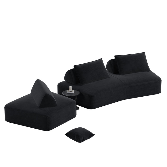 Modern Luxury Oversized Modular Sectional Sofa Set