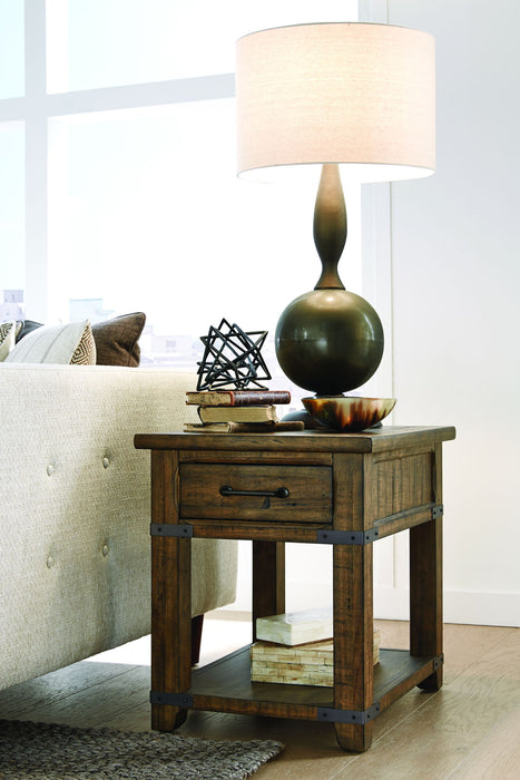 Chesterfield - Rectangular End Table - Farmhouse Timber