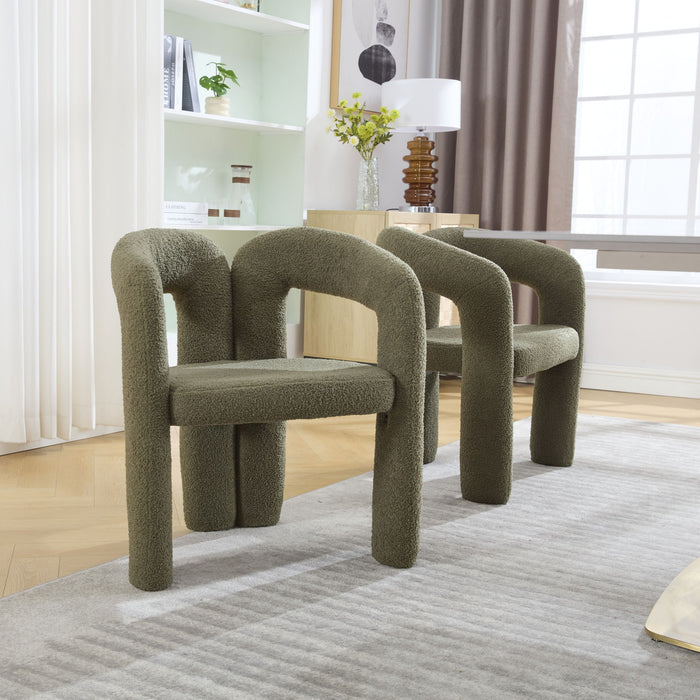 Coolmore Contemporary Designed Accent / Dining Chair With Armrests
